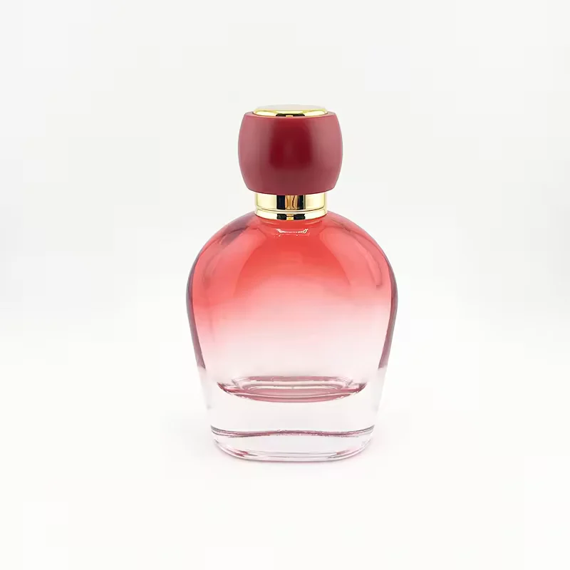 Gradient Round Glass Perfume Bottle