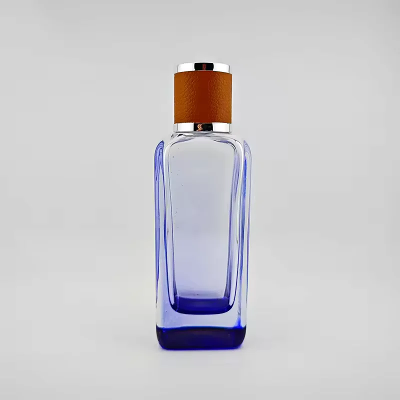 Clear Square Glass Perfume Bottle with Custom Logo