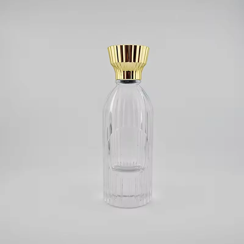 Luxury Custom Glass Perfume Bottle with Pump Sprayer Capacities Box