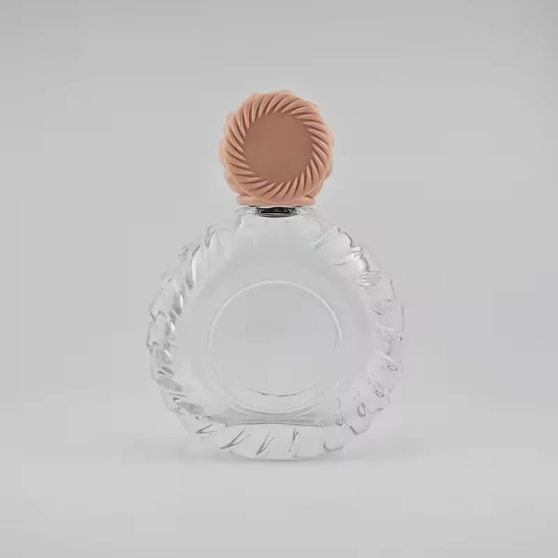 Round Glass Perfume Bottle