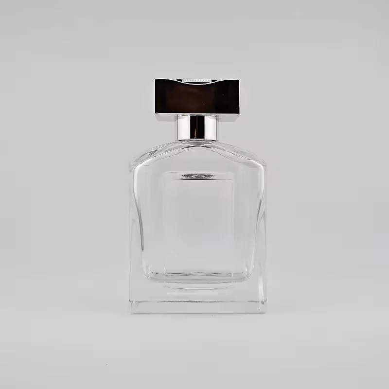 Clear Glass Perfume Bottle with Pump Sprayer