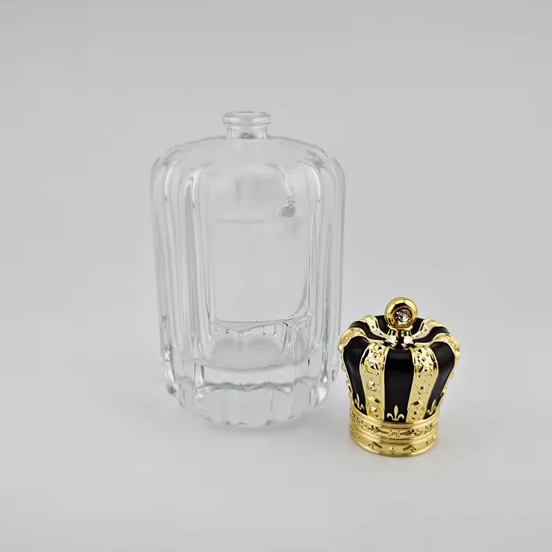 Clear Glass Perfume Bottle with Pump Sprayer