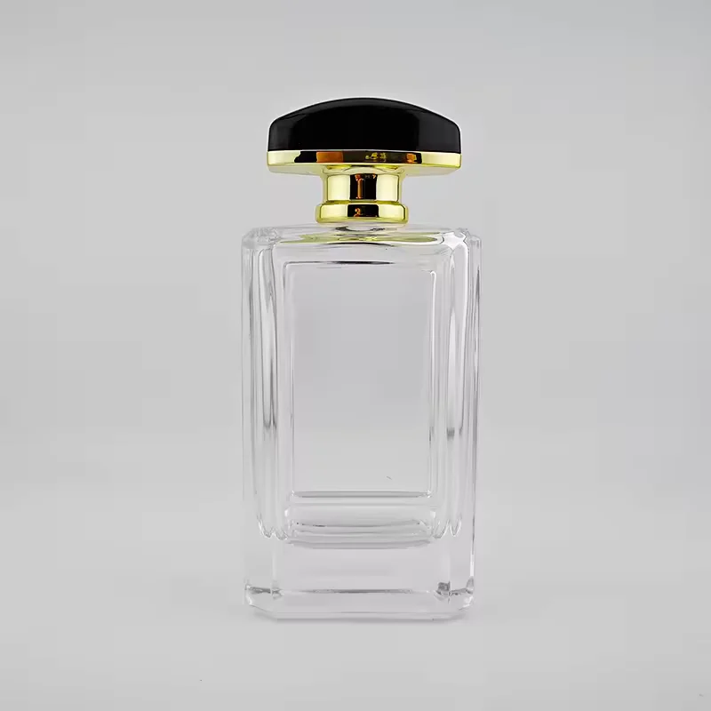 Black Glass Perfume Bottle with Pump Sprayer