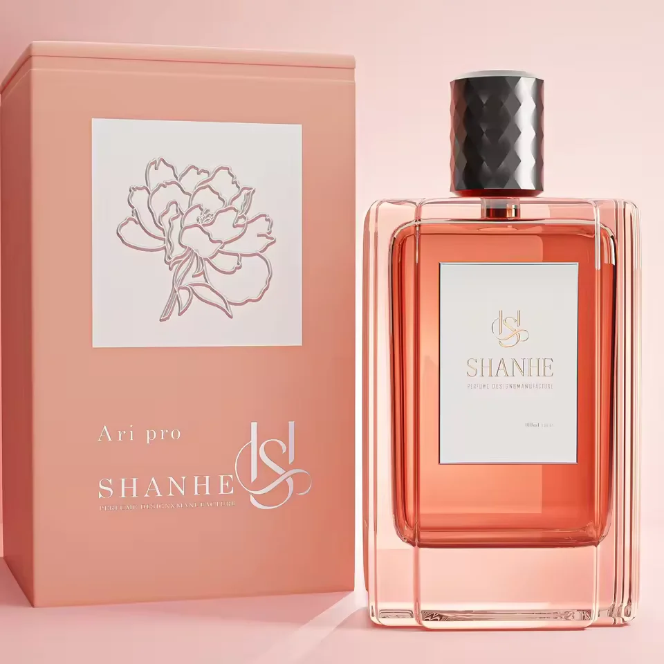 Hot Selling Pink Perfume Bottles Sizes Custom Logo Pump Sprayer Cap Empty