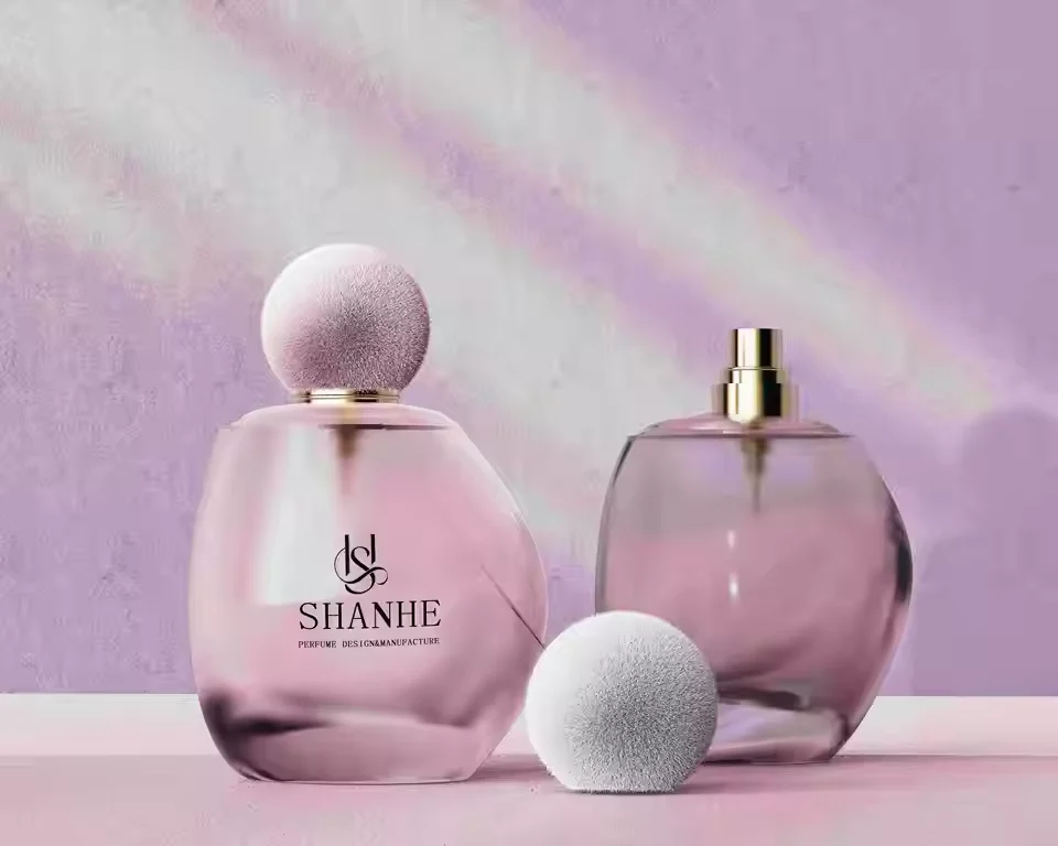 Frosted Glass Perfume Bottle
