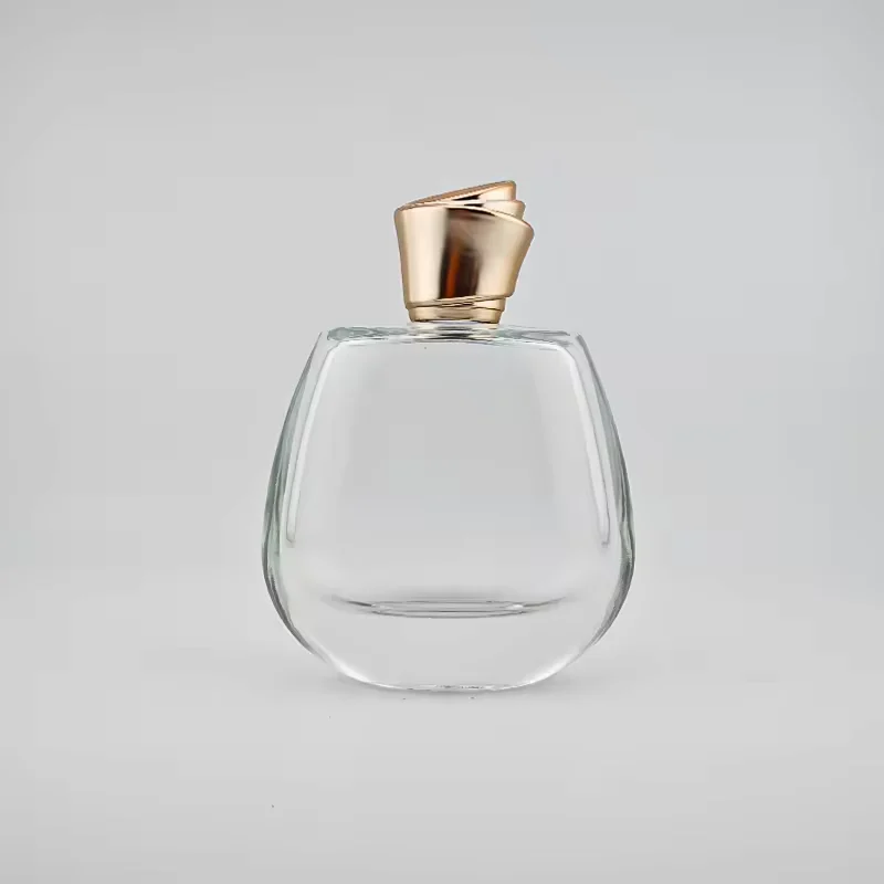 Unique Shape Glass Perfume Bottles With ABS Cap