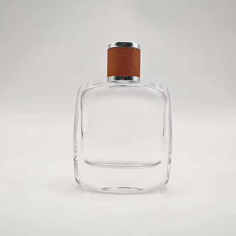 Frosted Rectangular Glass Perfume Bottle