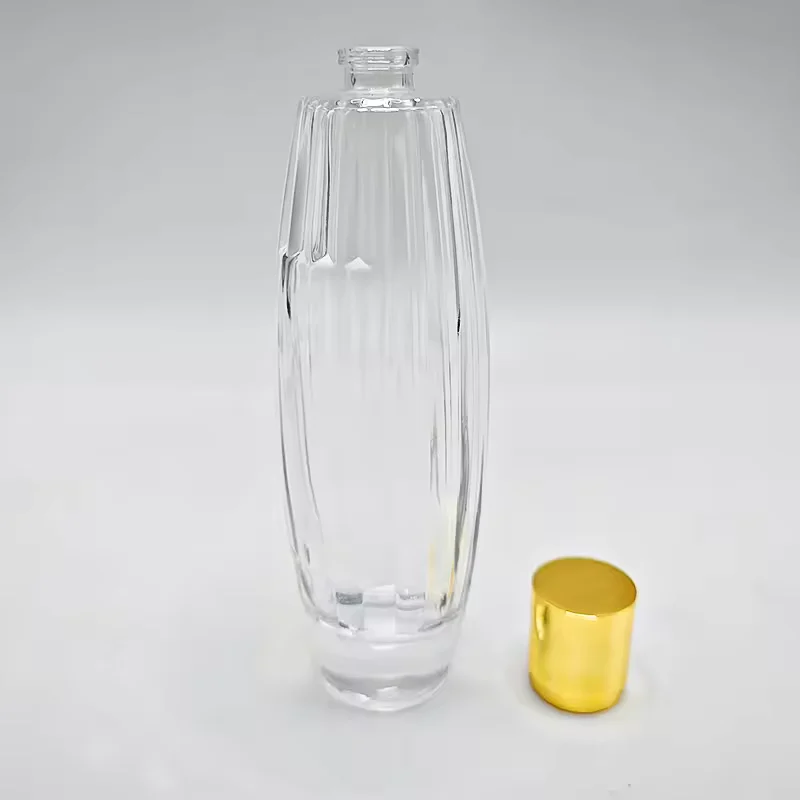Unique Strip Glass Perfume Bottles with Box Custom logo