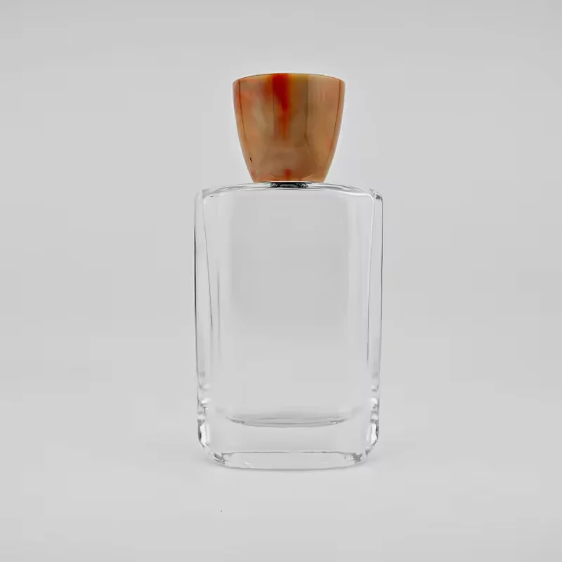 Black Square Glass Perfume Bottle with Gift Box