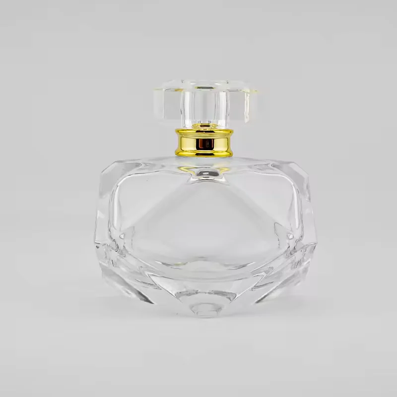 Cylindrical Glass Perfume Bottle with Gift Box