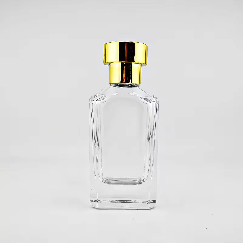 Black Square Glass Perfume Bottle