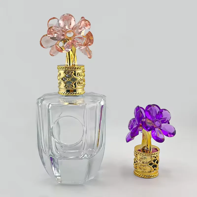 & Customized Glass Perfume Bottles with Pump Spray Seal & Luxury Perfume