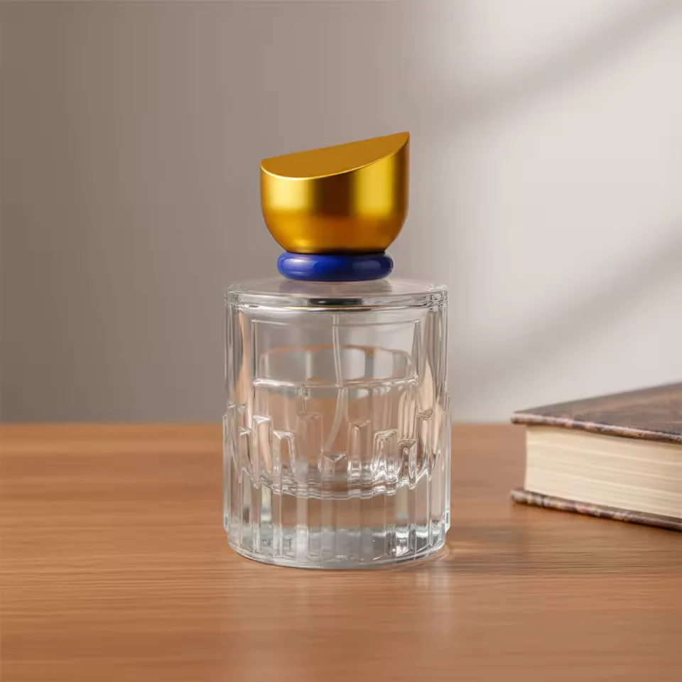 Round Glass Perfume Bottle