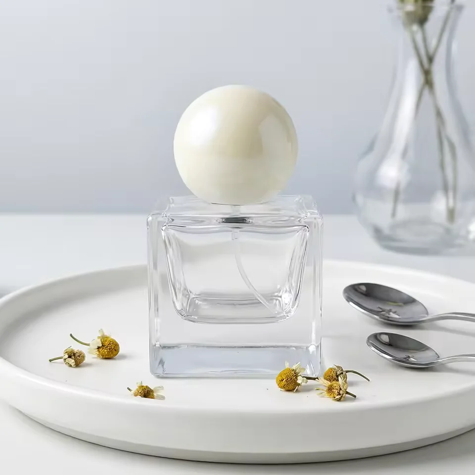 Square Glass Perfume Bottle