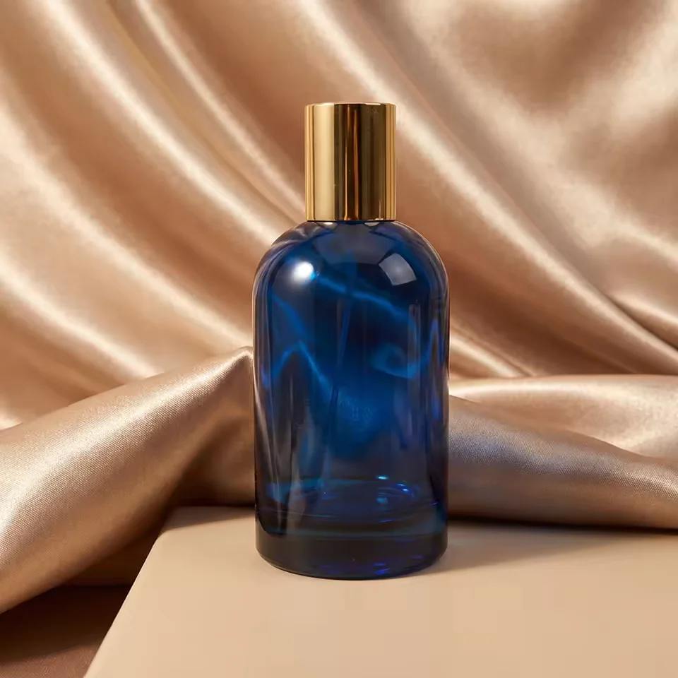 Clear Round Glass Perfume Bottle image 5