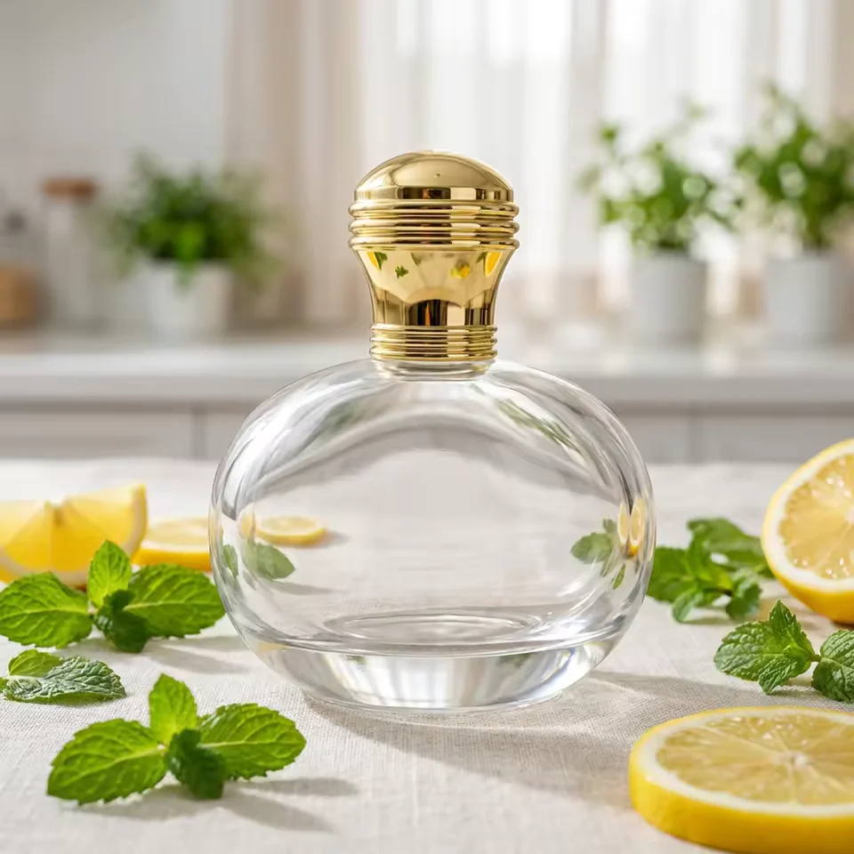 & Customized Glass Perfume Bottles with Pump Spray Seal & Luxury Perfume