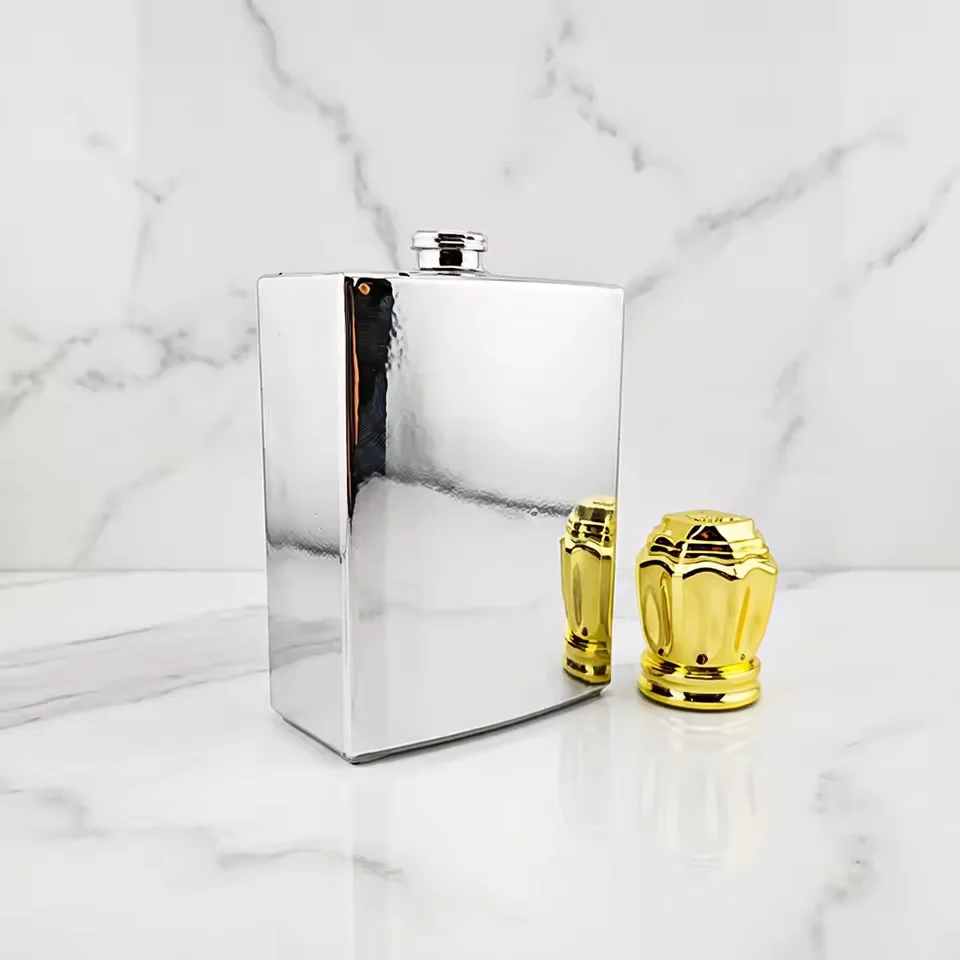Clear Square Glass Perfume Bottle