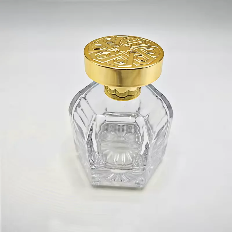 Customized Luxury & Glass Perfume Bottle with Pump Spray Seal & Custom Box