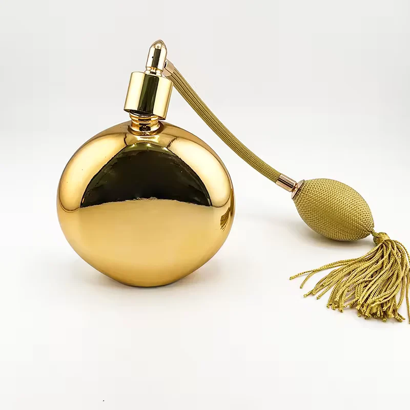 Elegant UV Coating Airbag Perfume Spray Nozzle Custom Glass Perfume Bottle