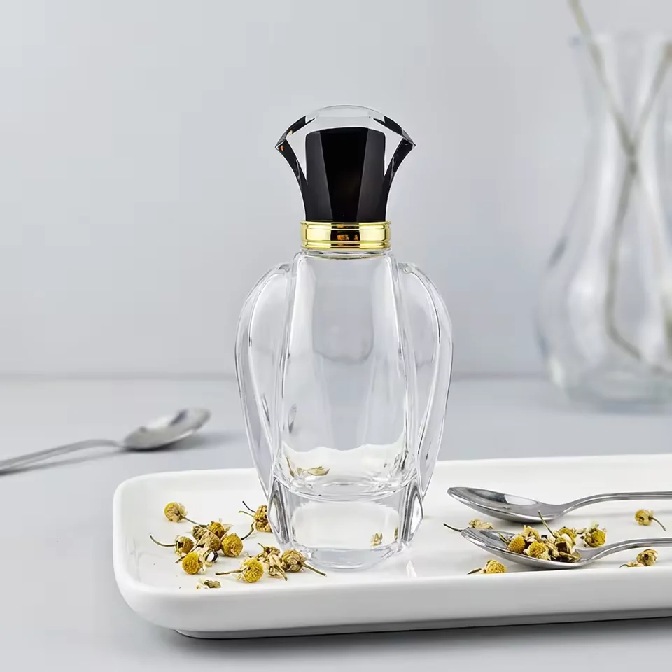 Clear Glass Perfume Bottle