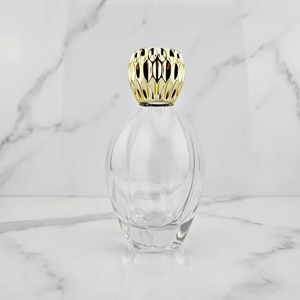 Round Glass Perfume Bottle