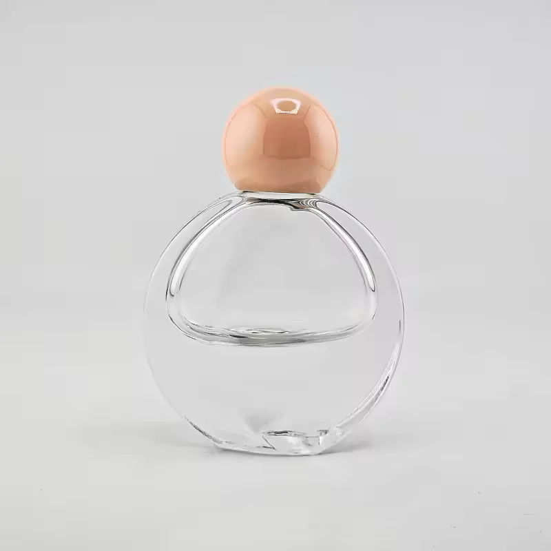 Clear Glass Perfume Bottle with Custom Logo