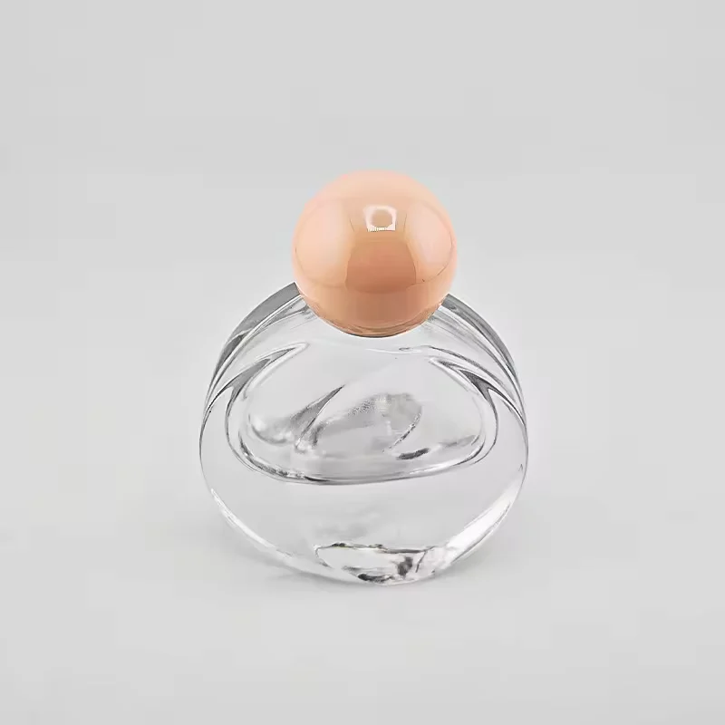 Clear Glass Perfume Bottle with Custom Logo image 2