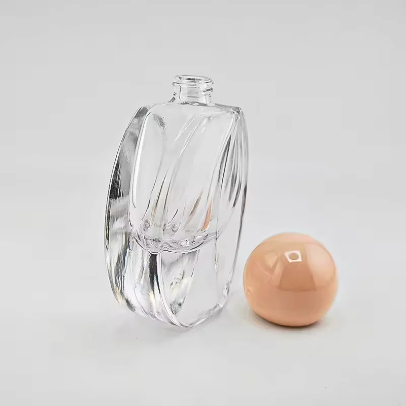 Clear Glass Perfume Bottle with Custom Logo image 3