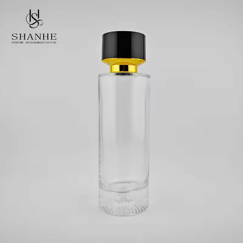 Luxury Empty Glass Perfume Bottles Fragrance Packaging with Crimp Sprayer &