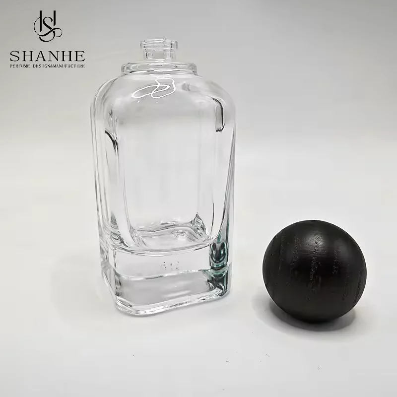 Luxury Crimp Neck Fragrance Bottle Unique Design Empty Glass Perfume Bottle image 4