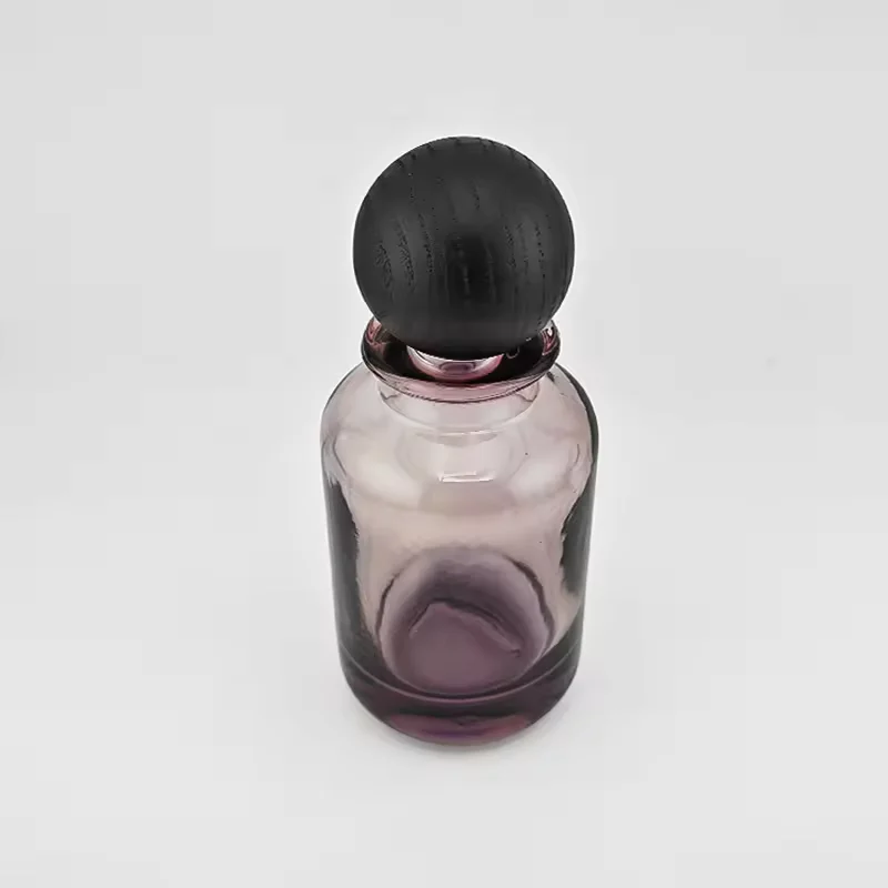 Amber Glass Perfume Bottle with Refillable Design image 4
