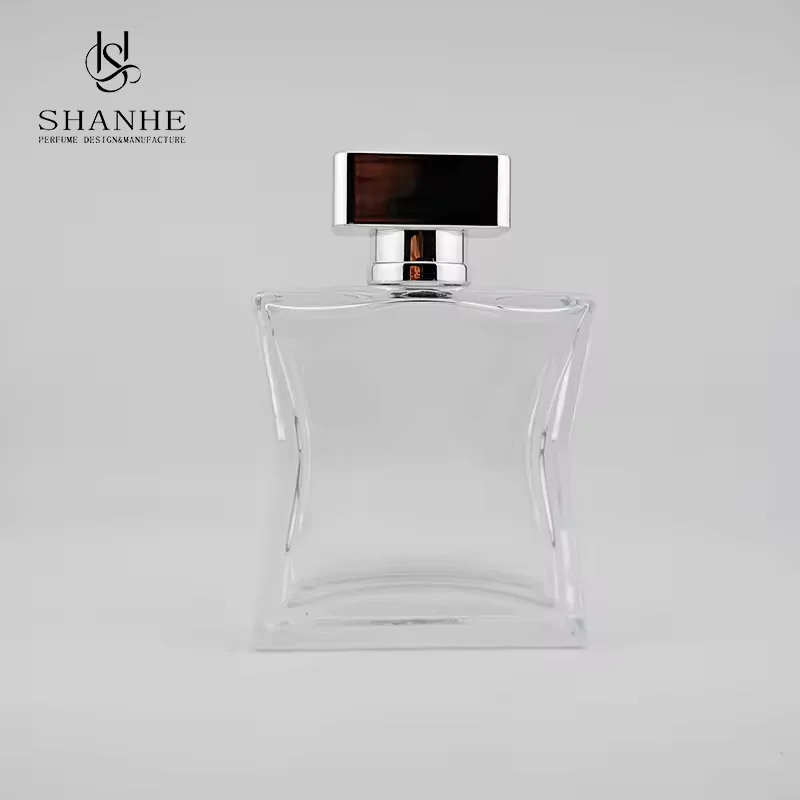 Star-Shaped Glass Perfume Bottle