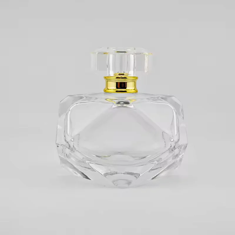 Cylindrical Glass Perfume Bottle with Custom Logo