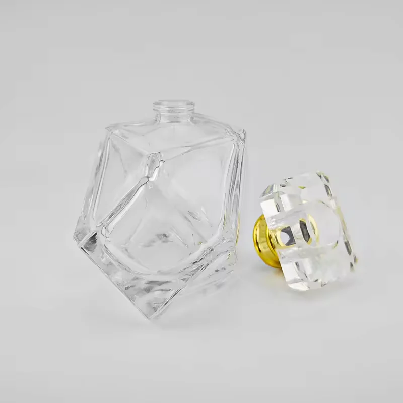 Cylindrical Glass Perfume Bottle with Custom Logo image 2