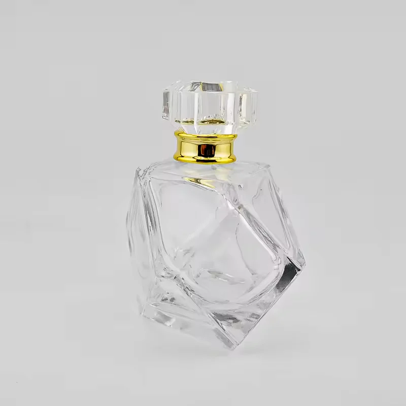 Cylindrical Glass Perfume Bottle with Custom Logo image 3