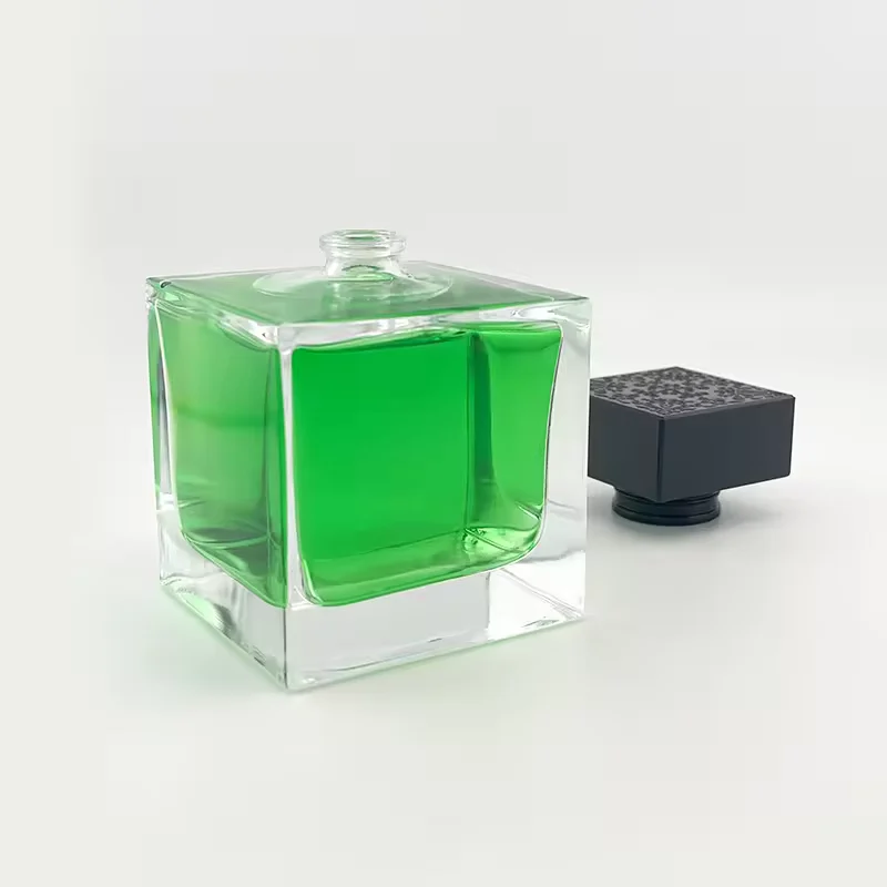 Square Glass Perfume Bottle image 2