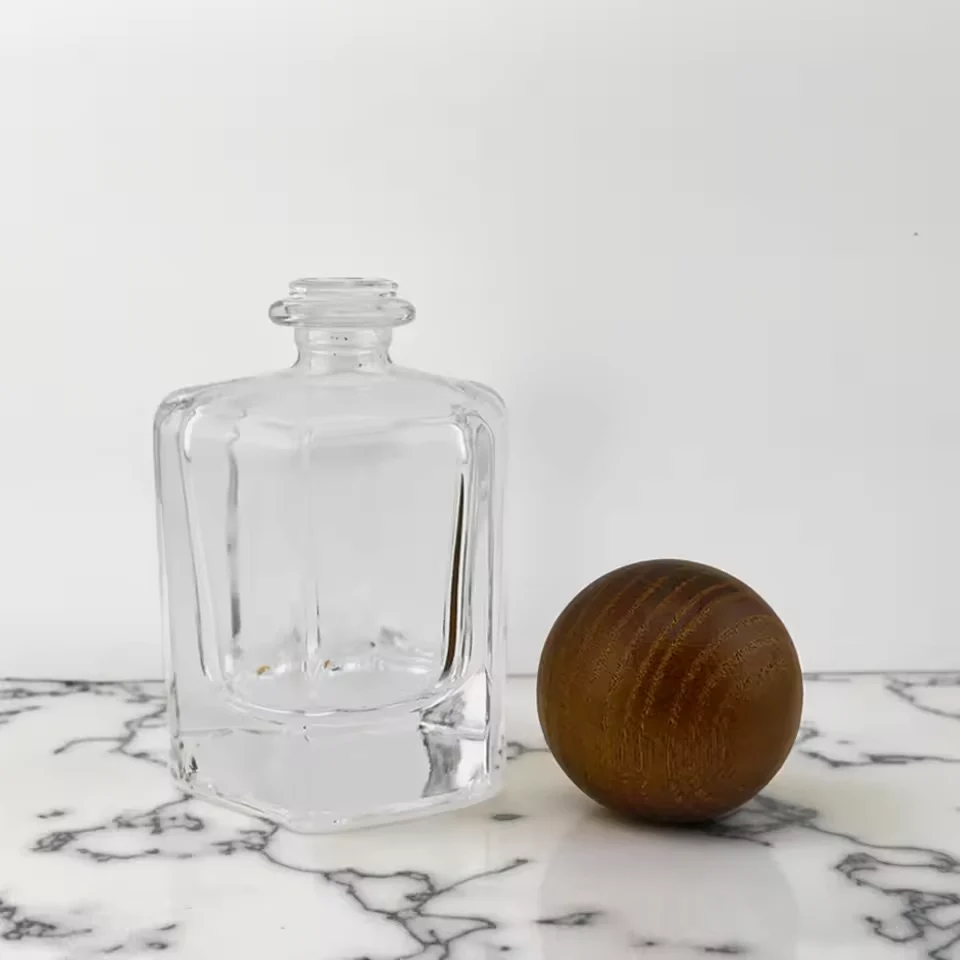 Cylindrical Glass Perfume Bottle with Custom Logo