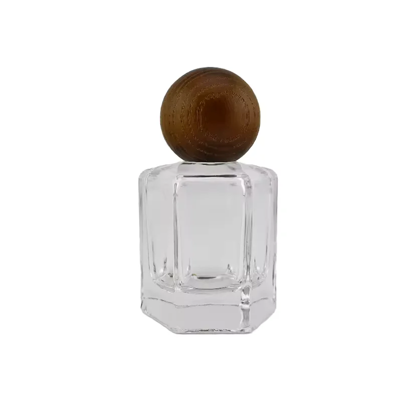 Cylindrical Glass Perfume Bottle with Custom Logo image 2