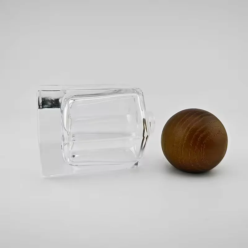 Cylindrical Glass Perfume Bottle with Custom Logo image 4