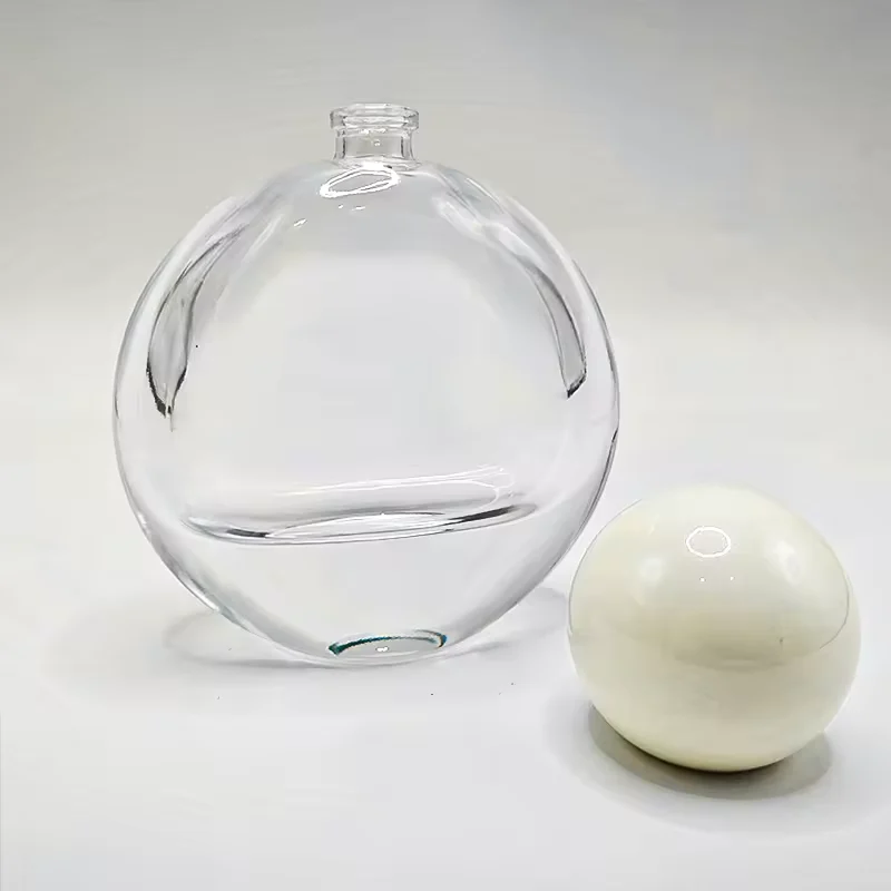 Round Glass Perfume Bottle