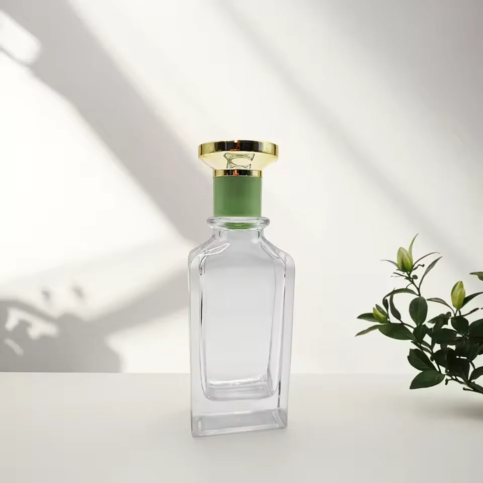 Square Glass Perfume Bottle with Custom Logo