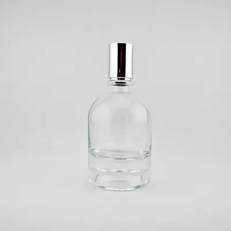Cylindrical Glass Perfume Bottle with Custom Logo