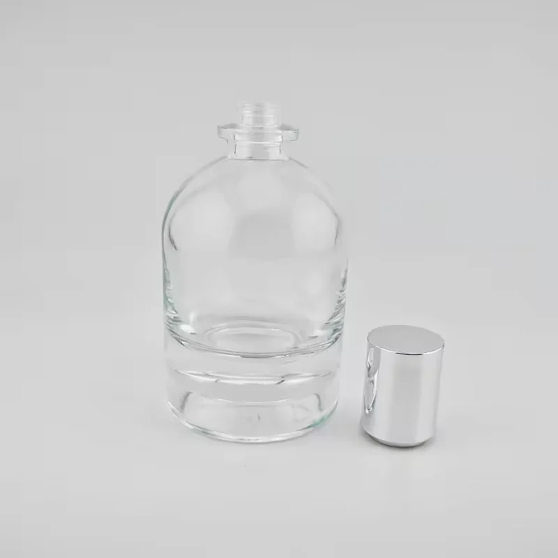 Cylindrical Glass Perfume Bottle with Custom Logo image 2