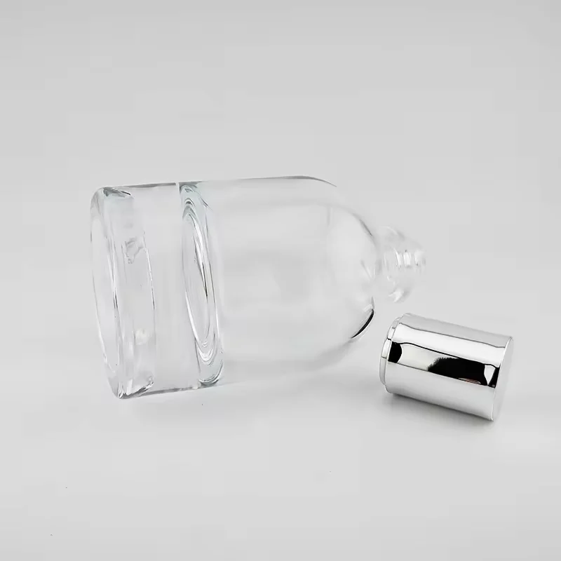 Cylindrical Glass Perfume Bottle with Custom Logo image 4