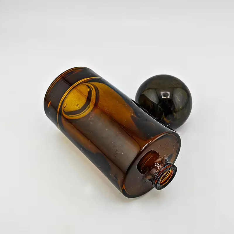 Round Glass Perfume Bottle with Refillable Design image 5