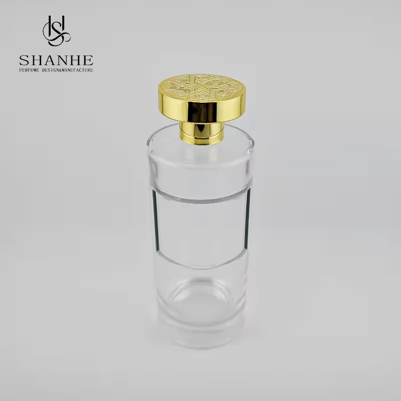 Clear Square Glass Perfume Bottle image 5