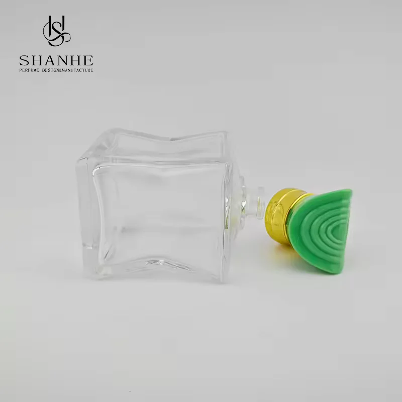 Custom Luxury Glass Perfume Bottles Refillable with Hot Stamping Cap image 4