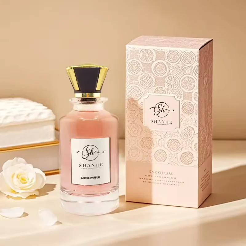 Luxury Custom Glass Perfume Bottle with Pump Sprayer Capacities Box