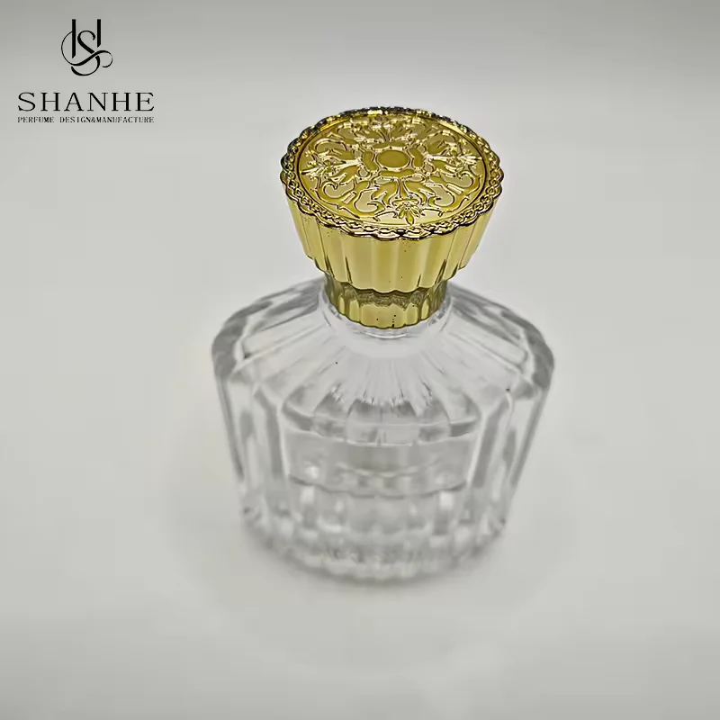 Clear Glass Perfume Bottle with Refillable Design image 5
