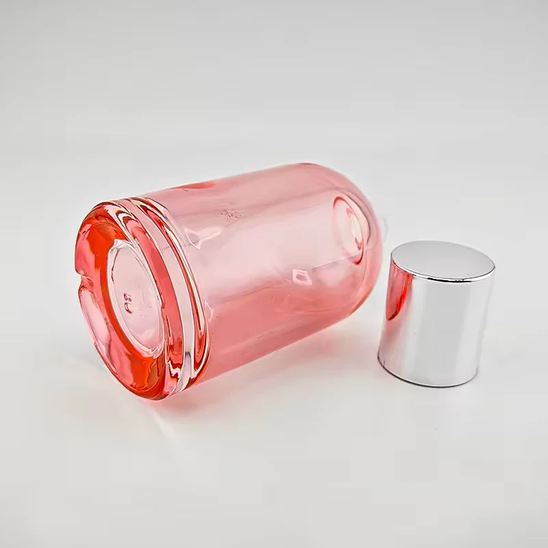Square Glass Perfume Bottle with Crimp Neck image 5